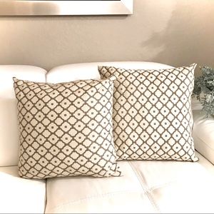 EUC Set of 2 Decorative Pillows
